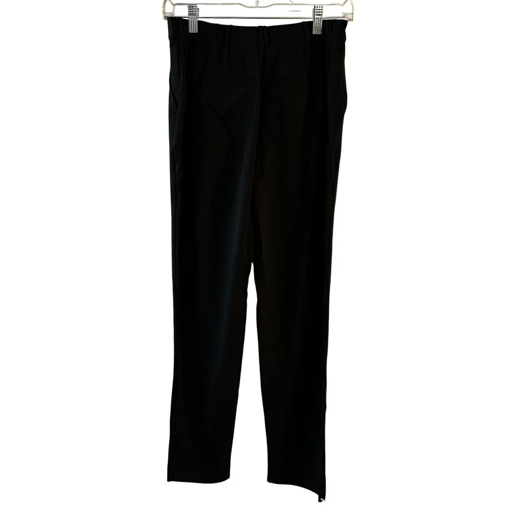 Cabi High-Low‎ Crop Black Ponte Trousers Pants Style 6267 Women's Small